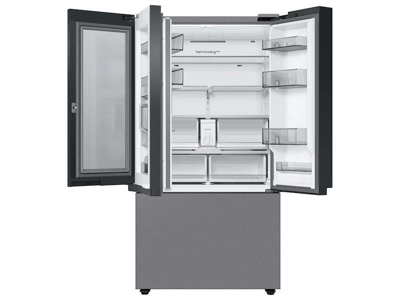 Bespoke AI 3-Door French Door – Stainless Steel view 4
