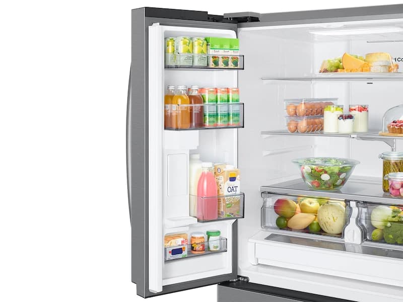 31 cu. ft. Mega Capacity 4-Door French Door Refrigerator with Dual Auto Ice Maker in Stainless Steel view 5