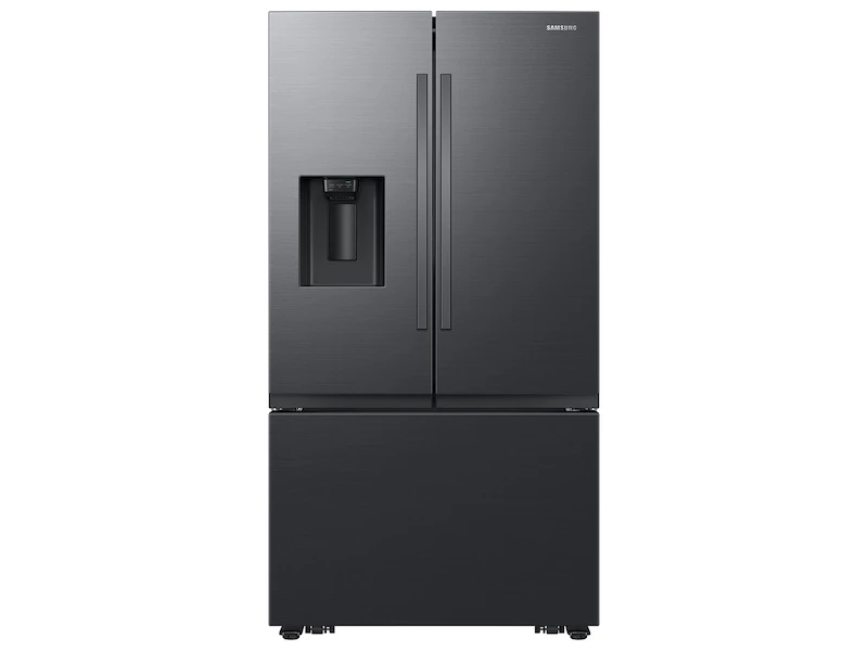 32 cu. ft. Extra Large Capacity 3-Door French Door Refrigerator with External Water & Ice Dispenser - Matte Black – Black Matte