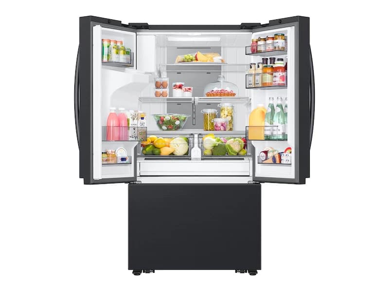 32 cu. ft. Extra Large Capacity 3-Door French Door Refrigerator with External Water & Ice Dispenser - Matte Black – Black Matte view 8