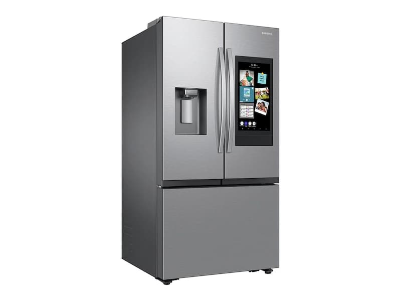 27 cu. ft. Extra Large Capacity 3-Door French Door Refrigerator with Family Hub™ and External Water & Ice Dispenser - Stainless – Stainless Steel view 5