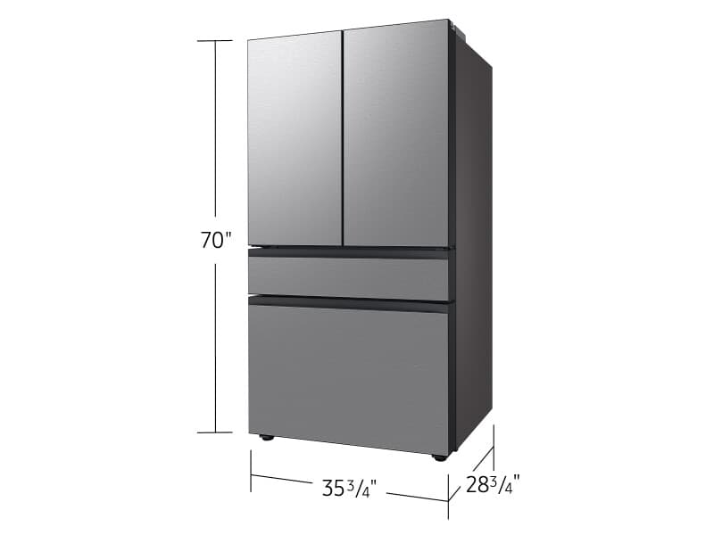 4DR Bespoke Counter Depth Inner Beverage Center – Stainless view 2
