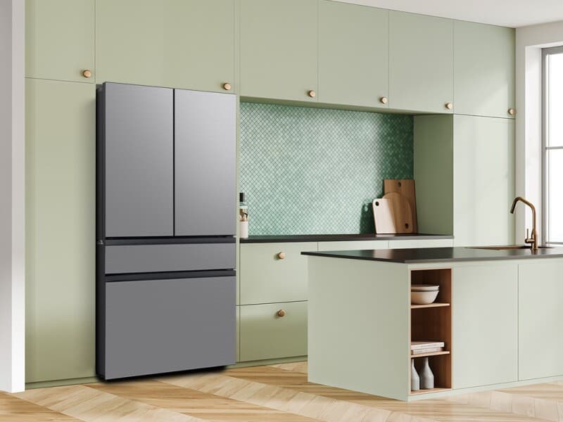 4DR Bespoke Full Depth Inner Beverage Center – Stainless view 9