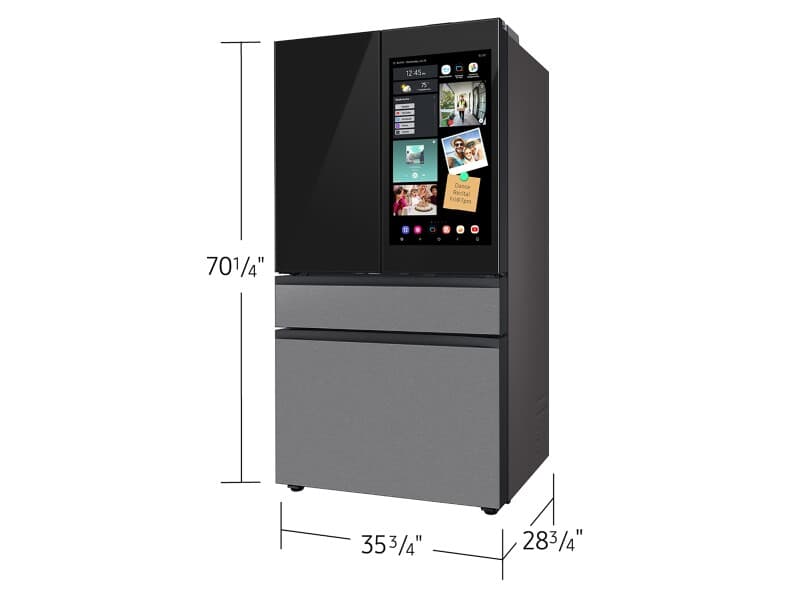 4DR Bespoke AI Family Hub™+ Counter Depth Stainless view 2