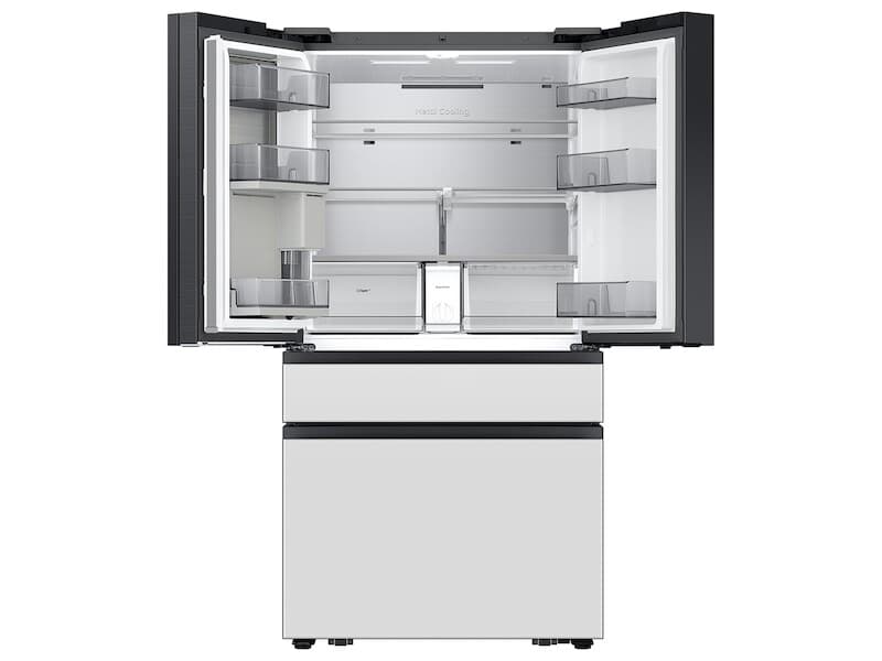 4DR Bespoke AI Family Hub™+ Counter Depth White Glass view 2