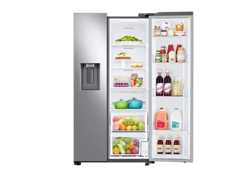 22 cu. ft. Counter Depth Side-by-Side Refrigerator in Stainless Steel view 8