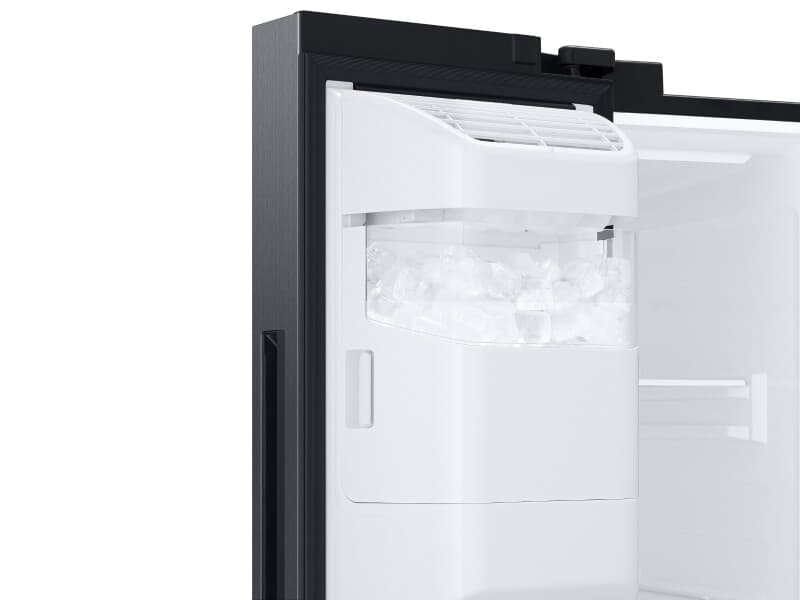 27.4 cu. ft. Large Capacity Side-by-Side Refrigerator in Black Stainless Steel view 8