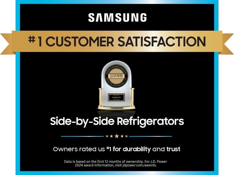 27.4 cu. ft. Large Capacity Side-by-Side Refrigerator in Stainless Steel view 4