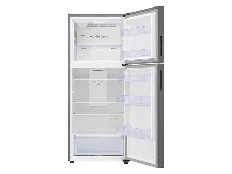 15.6 cu. ft. Top Freezer Refrigerator with All-Around Cooling in Stainless Steel view 3