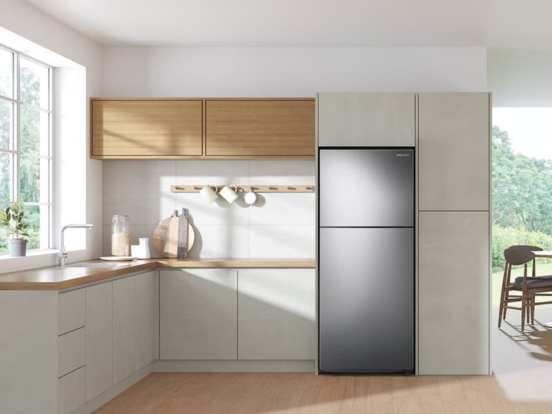 15.6 cu. ft. Top Freezer Refrigerator with All-Around Cooling in Stainless Steel view 5