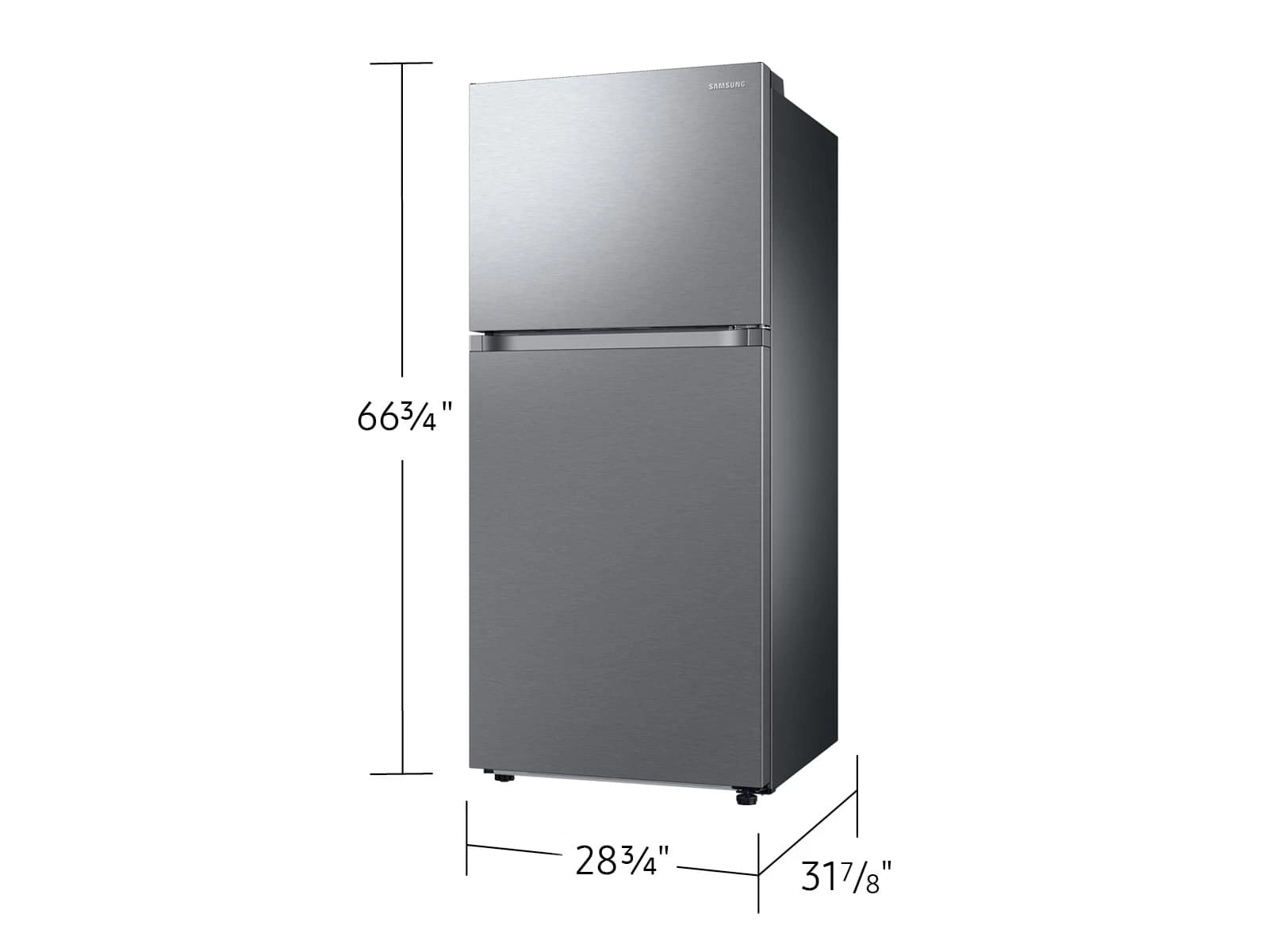 Bespoke AI Top Freezer All-Around Cooling | Garage Ready 18 cu.ft. view 2