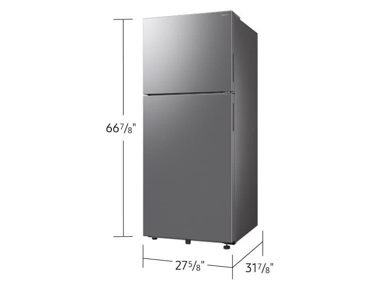 18 cu. ft. Top Freezer Refrigerator with All-Around Cooling in Stainless Steel view 3