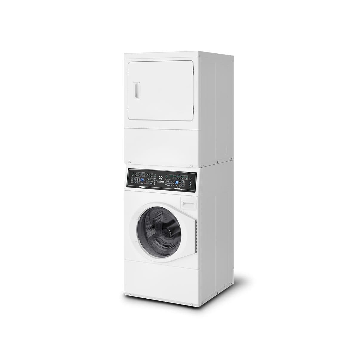 SF7 Stacked White Washer – Gas Dryer with Pet Plus™ view 3