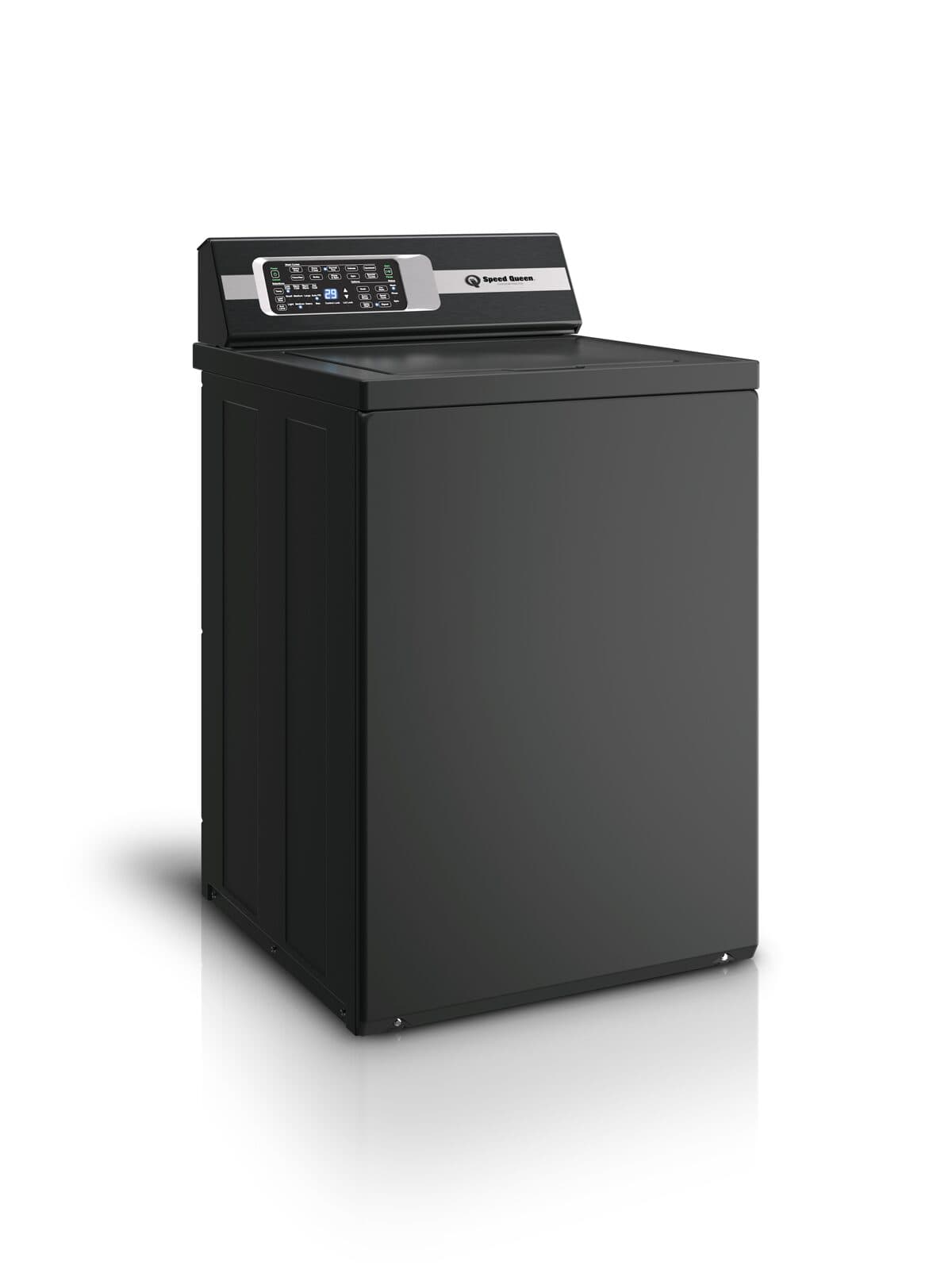 Speed Queen Top Load Washer & Dryer Set – Matte Black view 3