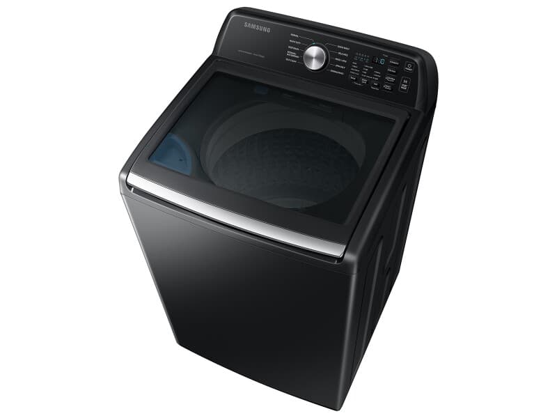 4.7 cu. ft. Large Capacity Top Load Washer with Active WaterJet – Brushed Black view 7