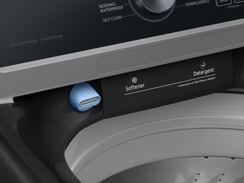 4.7 cu. ft. Large Capacity Top Load Washer with Active WaterJet – Brushed Black view 10