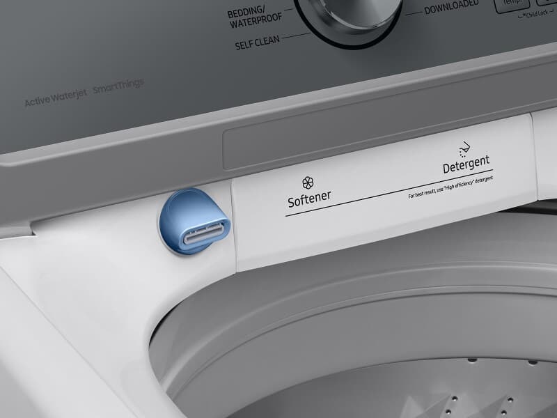 4.7 cu. ft. Large Capacity Top Load Washer with Active WaterJet – White view 10