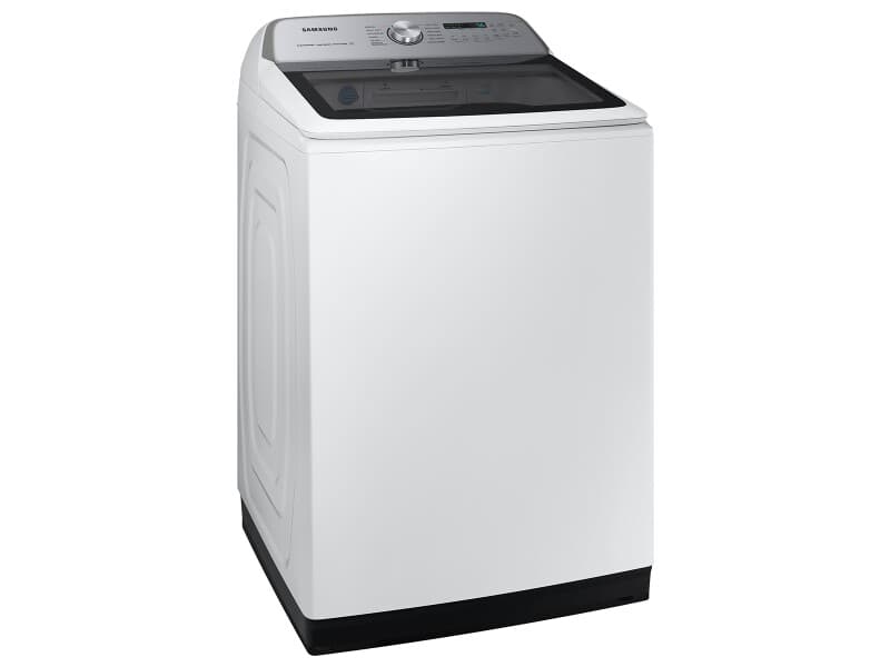 5.1 cu. ft. Large Capacity Smart Top Load Washer with ActiveWave™ Agitator and Super Speed Wash in White view 5
