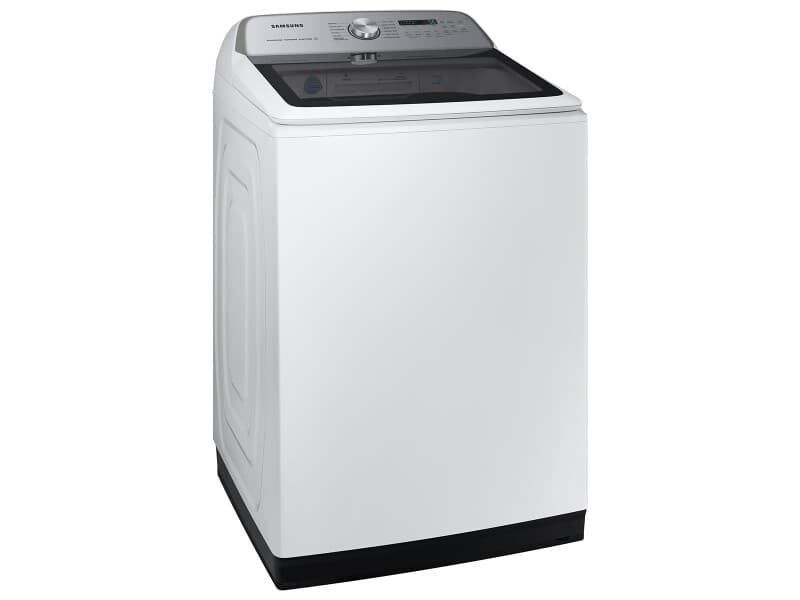 5.2 cu. ft. Large Capacity Smart Top Load Washer with Super Speed Wash – White view 5
