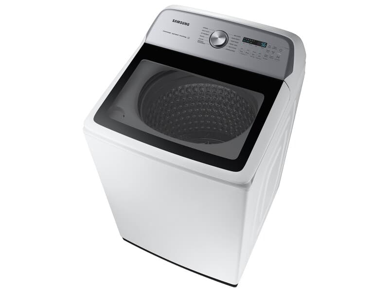 5.2 cu. ft. Large Capacity Smart Top Load Washer with Super Speed Wash – White view 7