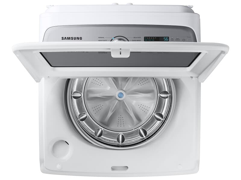 5.2 cu. ft. Large Capacity Smart Top Load Washer with Super Speed Wash – White view 8