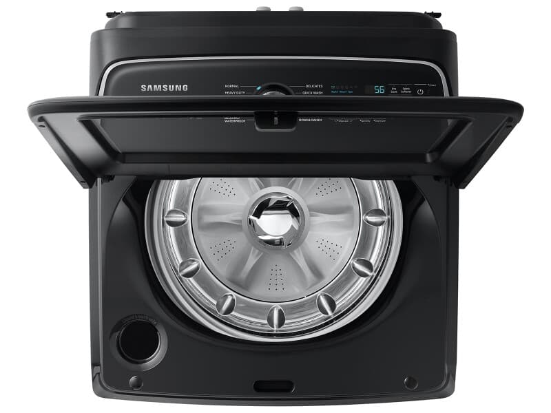 5.4 cu. ft. Extra-Large Capacity Smart Top Load Washer with ActiveWave™ Agitator and Super Speed Wash in Brushed Black view 9