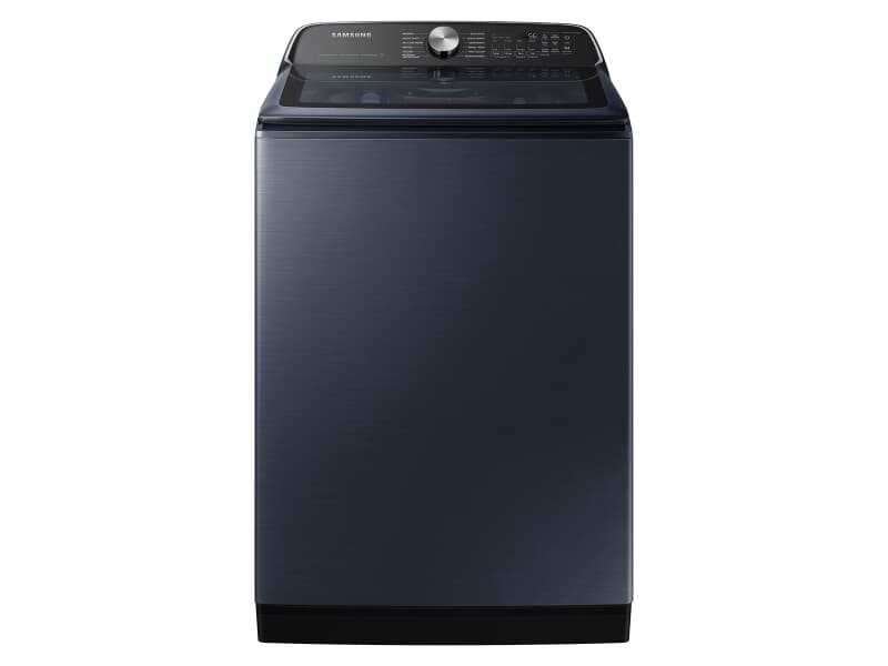 5.4 cu. ft. Smart Top Load Washer with Super Speed Wash and Pet Care Solution – Brushed Navy