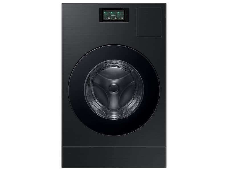 Bespoke AI All-in-One Ventless Combo AI Home 7" LCD Display AI OptiWash™ and Dry 5.3 cu.ft. – Brushed Black