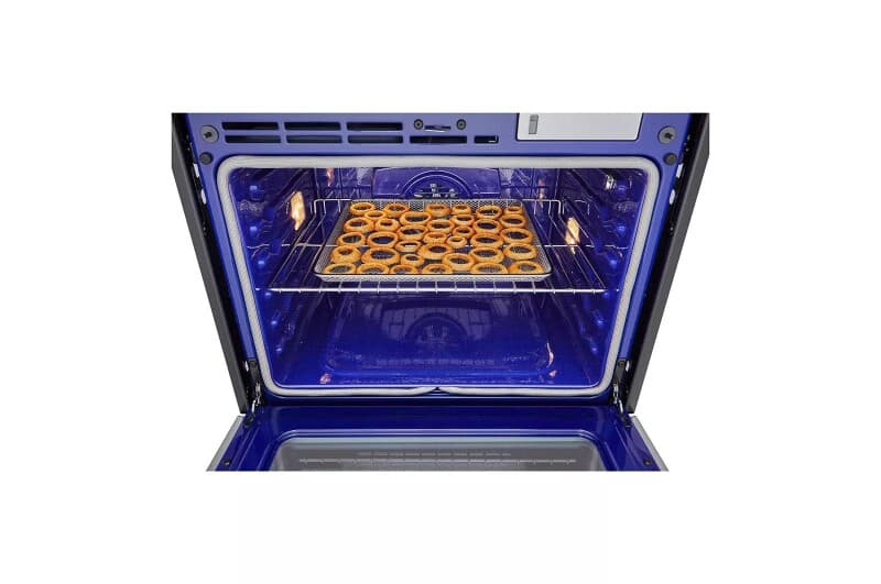9.4 Cu. Ft. Smart Double Wall Oven With Instaview®, True Convection, Air Fry, And Steam Sous Vide view 8