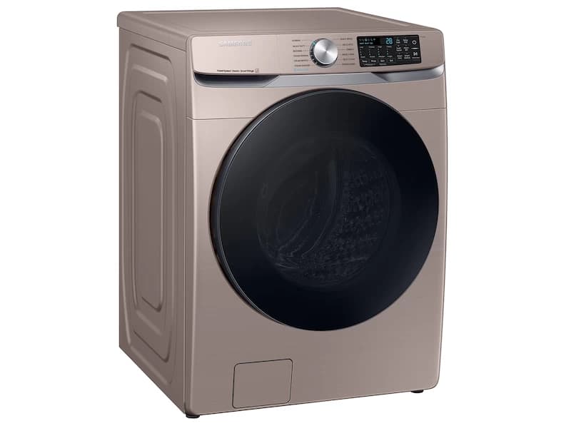 4.5 cu. ft. Large Capacity Smart Front Load Washer with Super Speed Wash - Champagne view 2