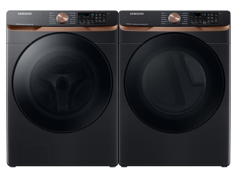 5.0 cu. ft. Extra Large Capacity Smart Front Load Washer with Super Speed Wash and Steam in Brushed Black view 7