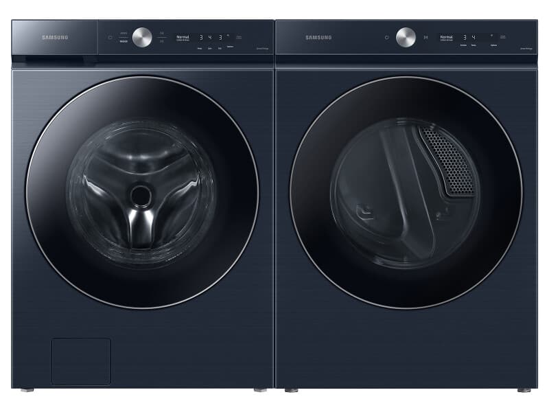 Bespoke 5.3 cu. ft. Ultra Capacity Front Load Washer with AI OptiWash™ and Auto Dispense in Brushed Navy view 9