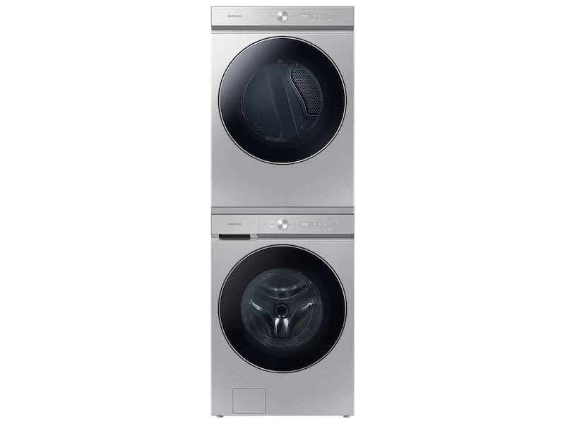 Bespoke 5.3 cu. ft. Ultra Capacity Front Load Washer with AI OptiWash™ and Auto Dispense in Silver Steel view 7
