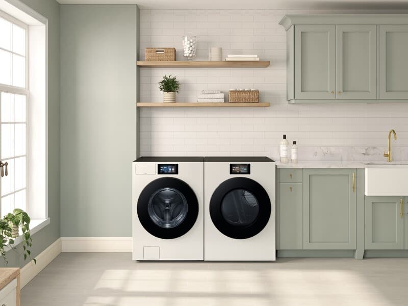 Bespoke AI 5.3 cu. ft. Ultra Capacity Front Load Washer with AI Home and AI OptiWash™ – Ivory view 7