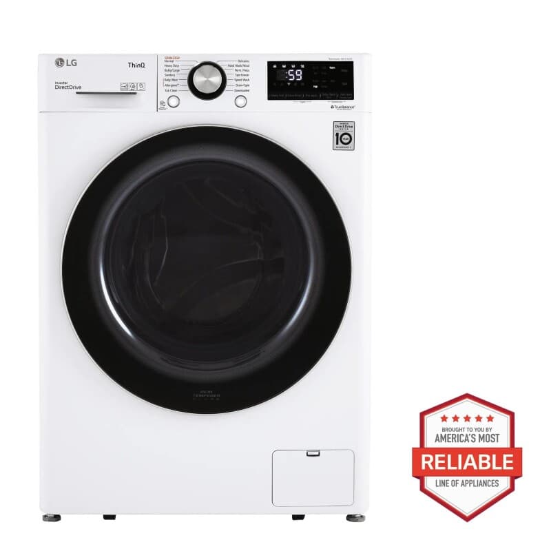 2.4 Cu. Ft. Smart Wi-fi Enabled Compact Front Load Washer With Built-in Intelligence