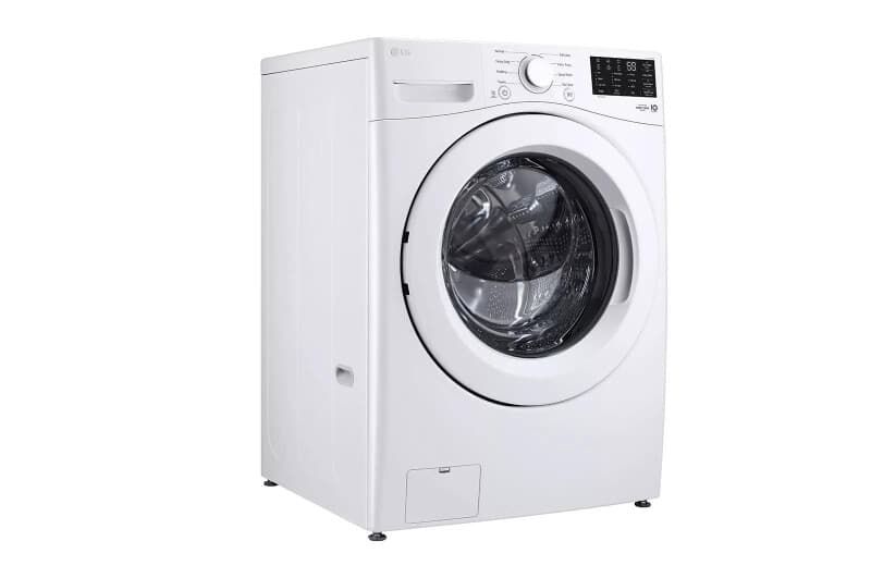 LG Front Load Washer & Dryer Set – White view 3