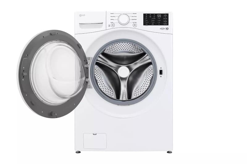 LG Front Load Washer & Dryer Set – White view 9