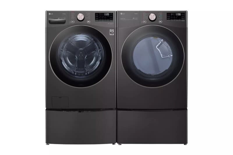 4.5 Cu. Ft. Ultra Large Capacity Front Load Washer - Black Steel view 9
