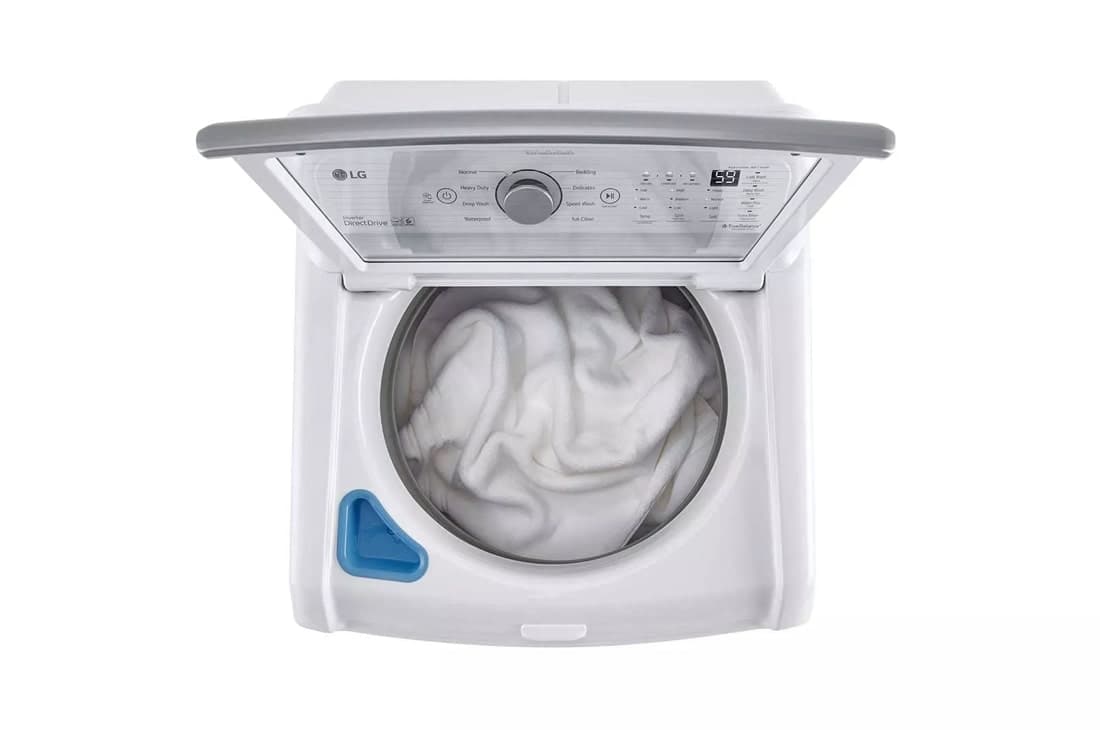 5.0 Cu. Ft. Mega Capacity Top Load Washer With Turbodrum™ - White view 5