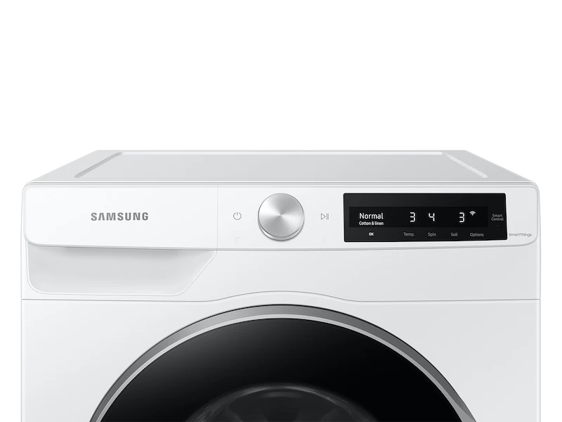 2.5 cu. ft. Compact Front Load Washer with AI Smart Dial and Super Speed Wash in White view 4