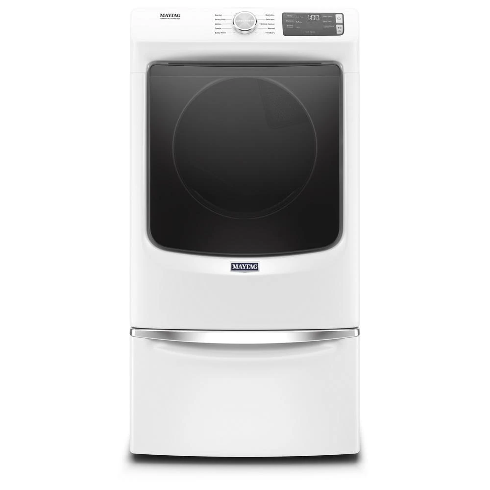 Maytag 7.3-cu ft Stackable Vented Electric Dryer (White)