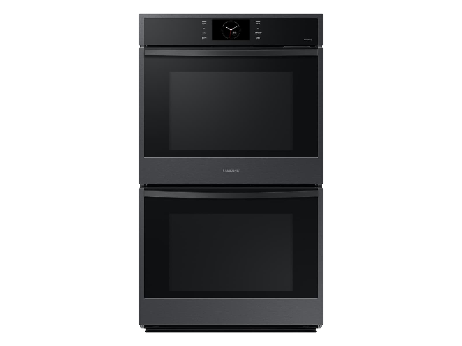 30" Smart Double Oven, Air Fry, Air Sous Vide, Steam Cooking, Dual Fan True Convection,7" LCD display, Glide Rack, WIFI, 5.1 cu ft capacity – Matte Black Steel