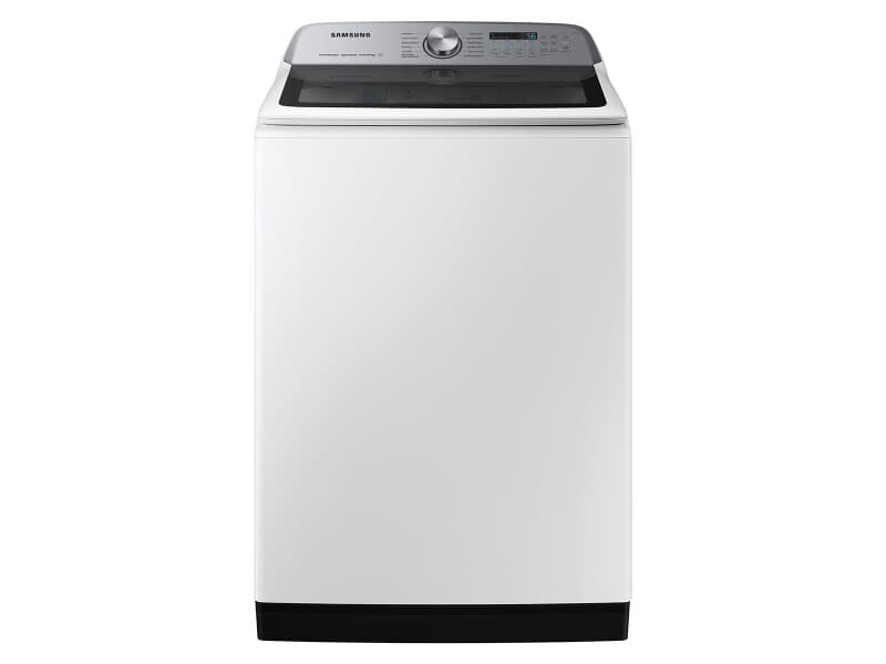 5.4 cu. ft. Extra-Large Capacity Smart Top Load Washer with ActiveWave™ Agitator and Super Speed Wash in White