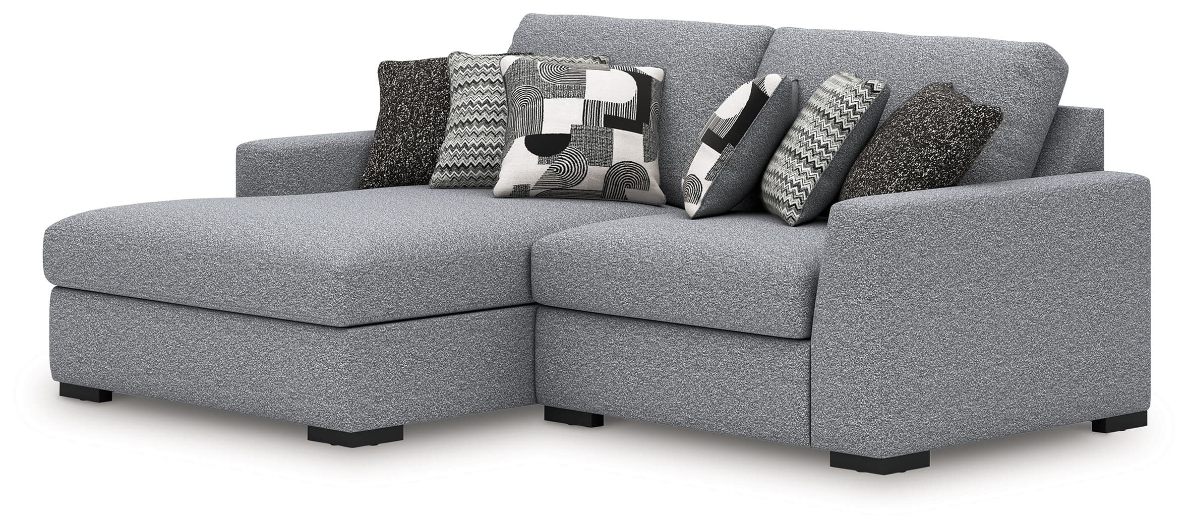 Bealton - 2-Piece Sectional With LAF Corner Chaise - Salt And Pepper