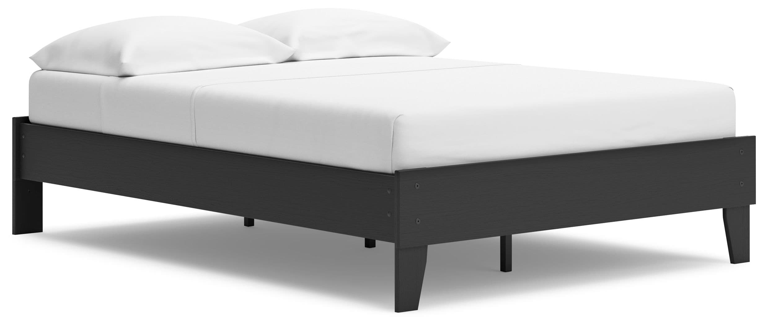 Full Platform Bed · Black