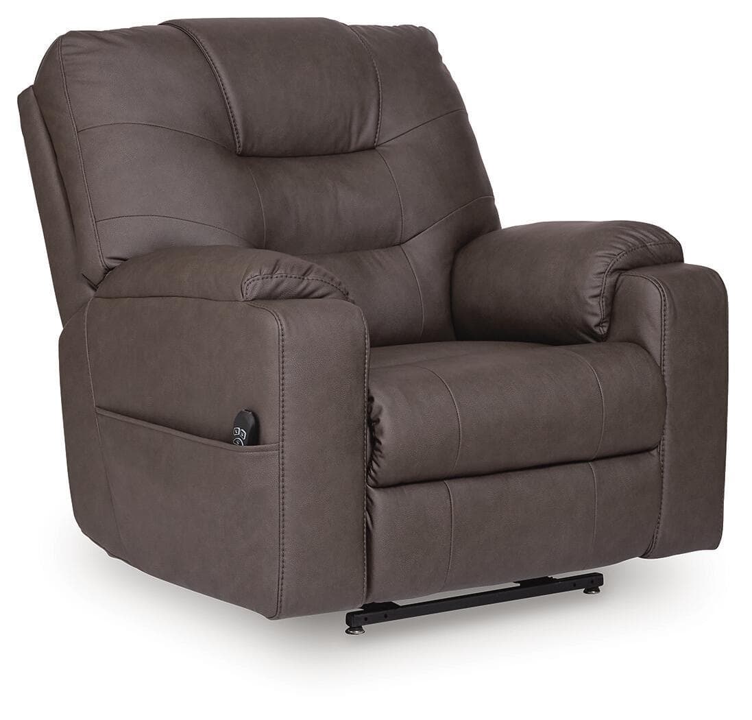 Belmone Pike - Power Lift Recliner - Gunmetal