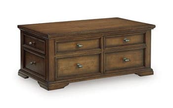 Channley - Lift Top Cocktail Table - Brown