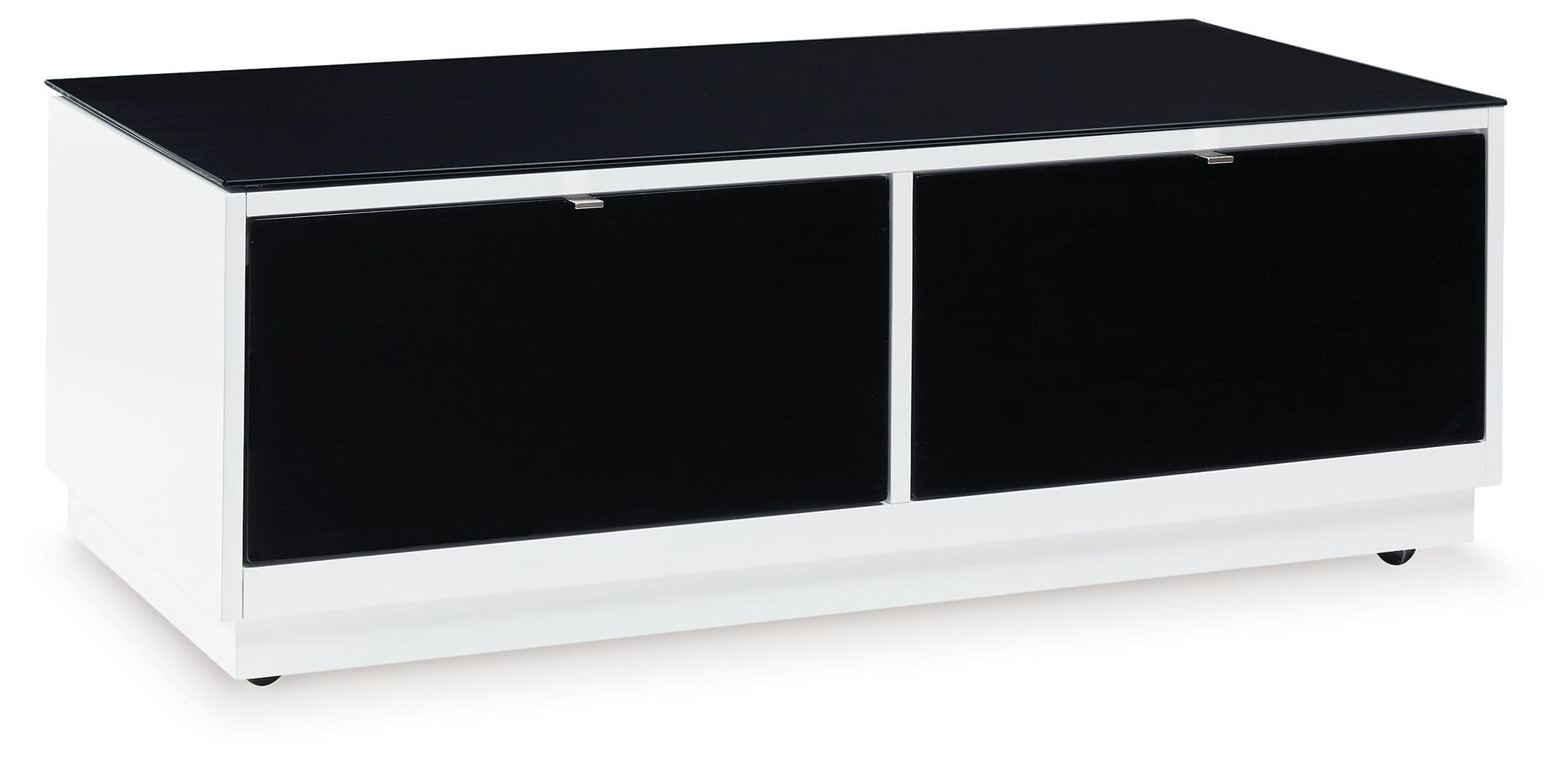 Gardoni - Rectangular Cocktail Table - White / Black
