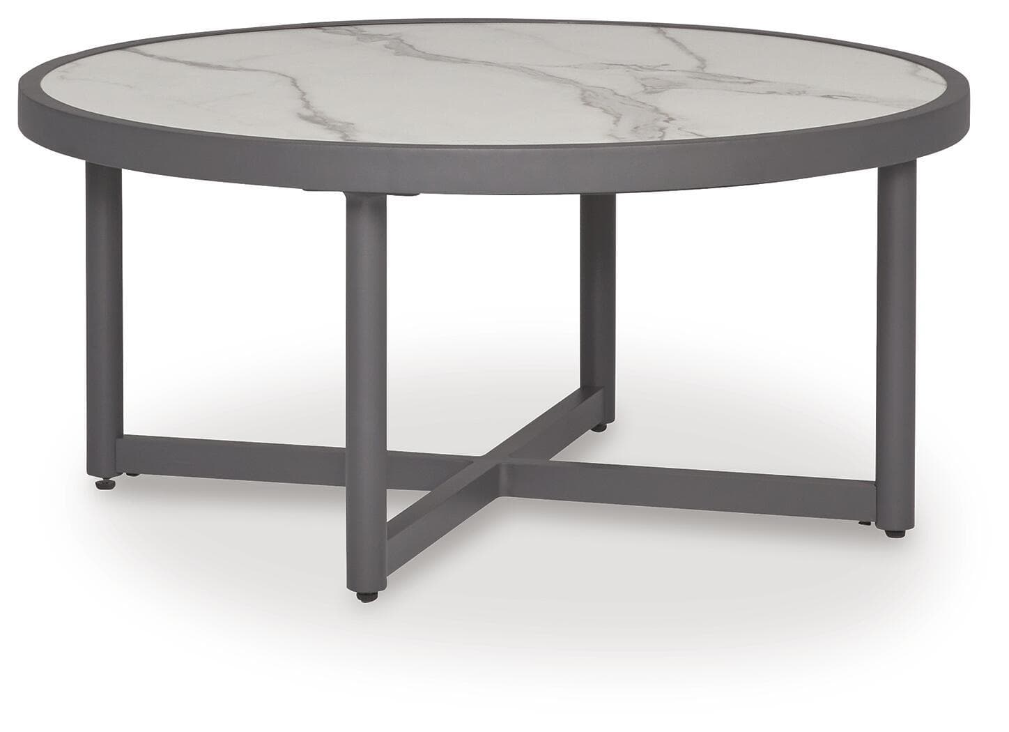Ocean Beach - Round Cocktail Table - Gray