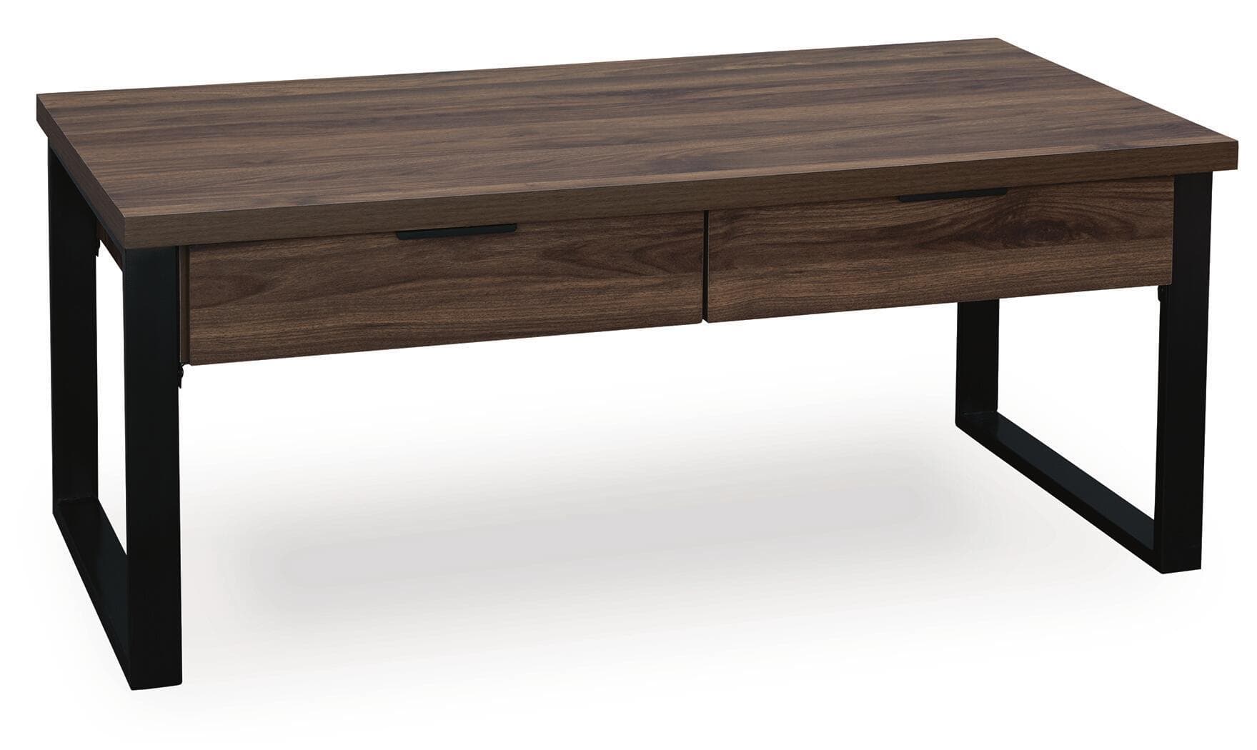 Wickman Falls - Rectangular Cocktail Table - Dark Brown
